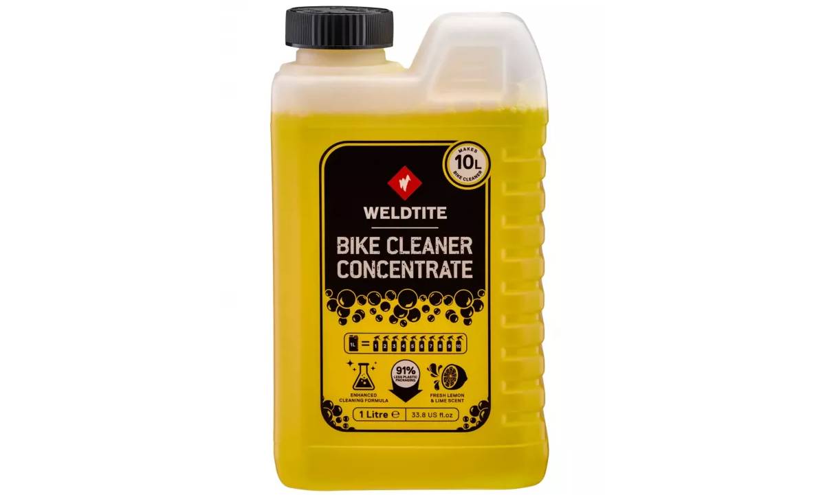 Фотография Очиститель велосипеда Weldtite BIKE CLEANER CONCENTRATE LEMON (концентрат для приготовления шампуни), 1л 