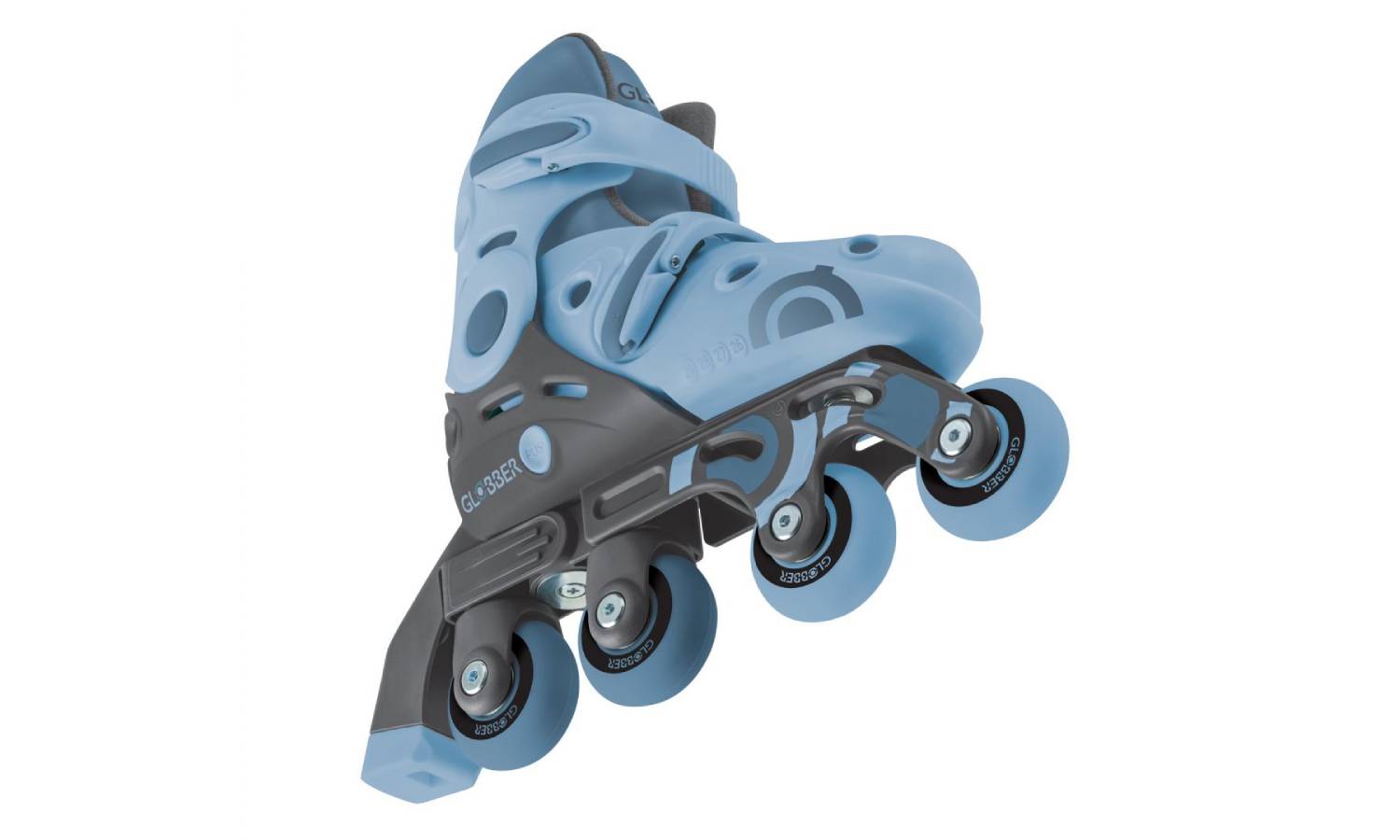 Роликовые коньки GLOBBER 2в1 серо-синие размер 26-29 3