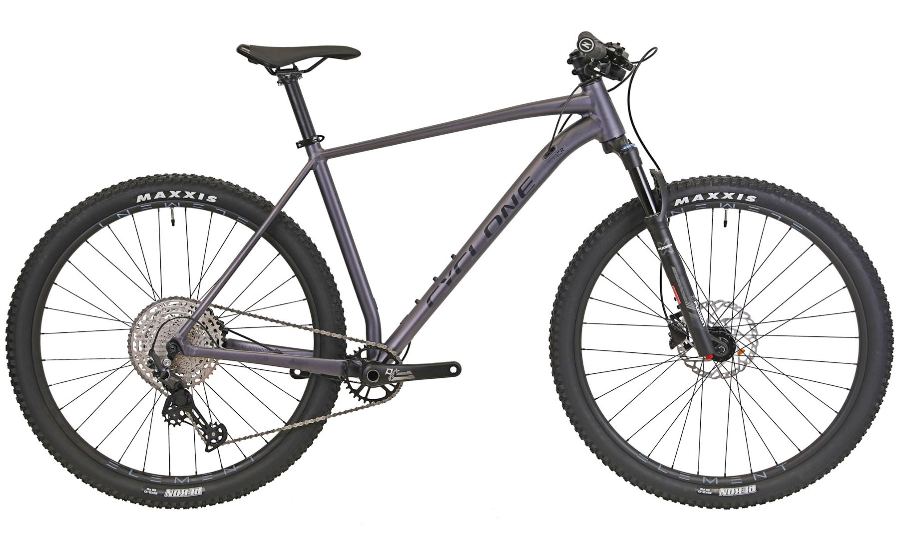 Фотография Велосипед Cyclone ALX 29" размер рамы XL 2024 Серый/Фиолетовый (мат)