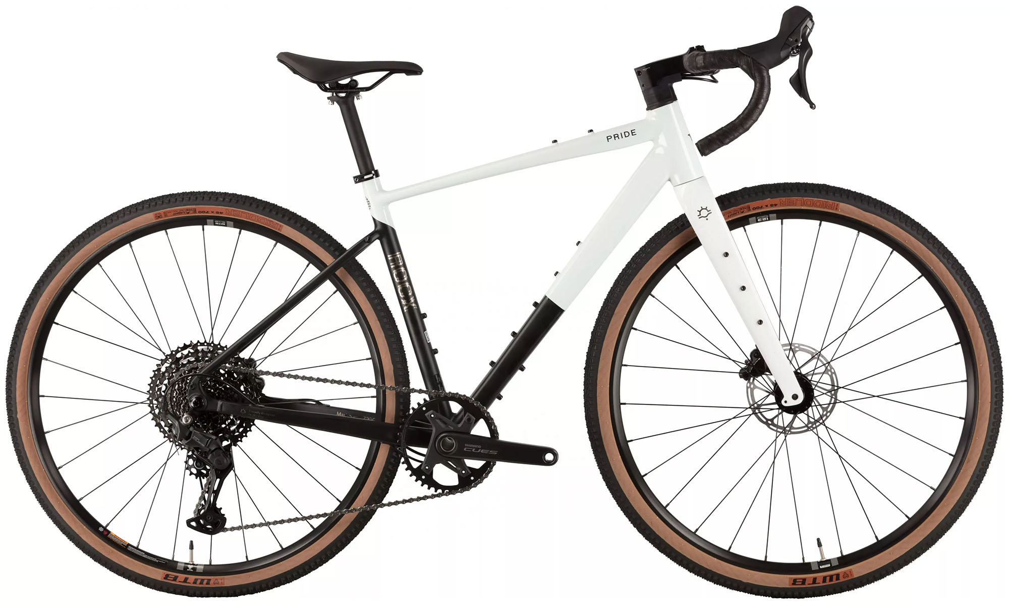 Велосипед Pride ROCX 8.3, 28", размер L, год 2026, бело-черный