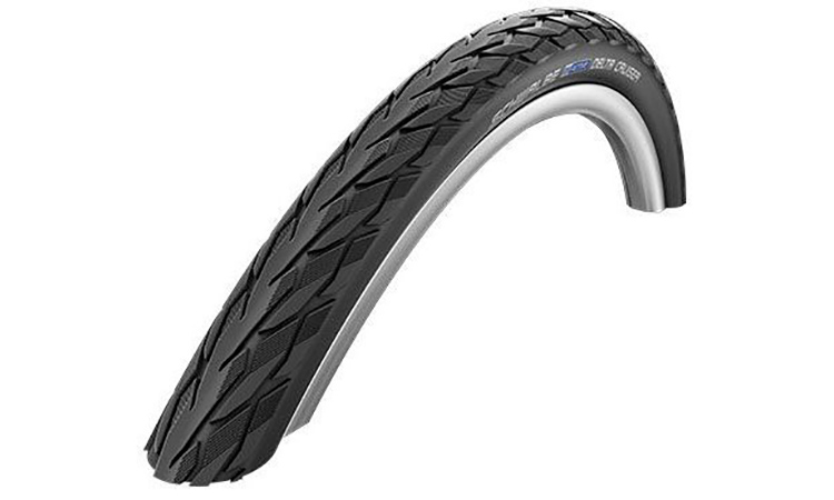 Фотография Покрышка Schwalbe 26x1 3/8-650x35A (37x590) DELTA CRUISER K-Guard B/B HS431 SBC 50EPI black