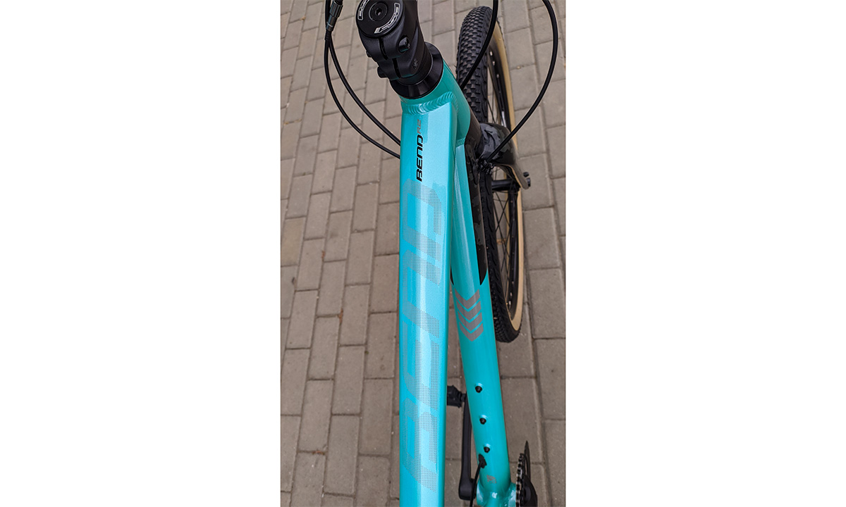 Велосипед Polygon BEND R2 27,5" 2021 Блакитно-чорний 10