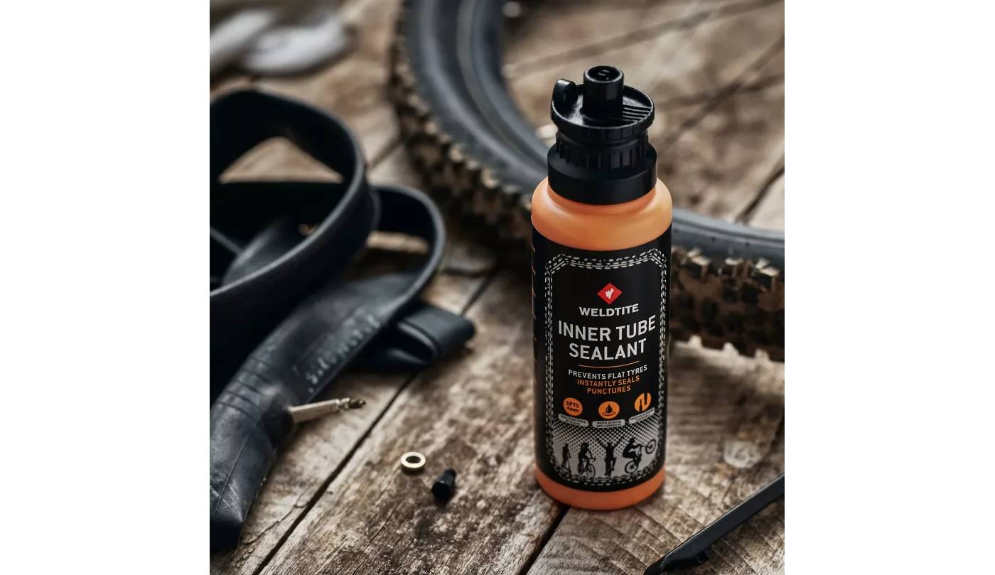 Герметик Weldtite 03014 INNER TUBE SEALANT, для камер, з мікроволокнами, 250мл 2