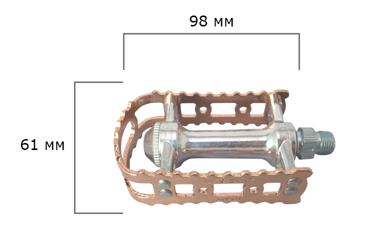 Фотографія Педалі MKS BM-7, Бежевий 4