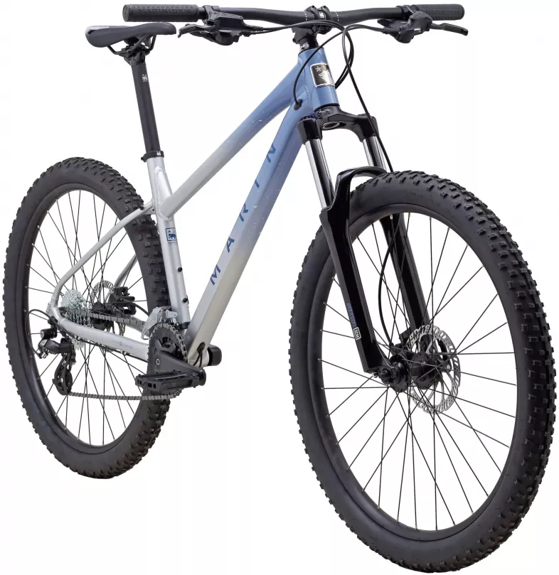 Фотографія Велосипед Marin WILDCAT TRAIL WFG 3 27,5" рама S (2023) Сріблястий 2