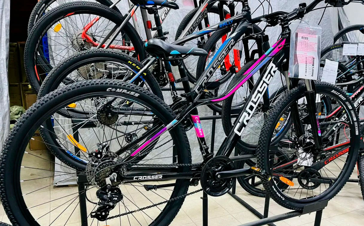 Велосипед Crosser Girl 27,5" розмір S рама 15 Чорно-бірюзовий 2