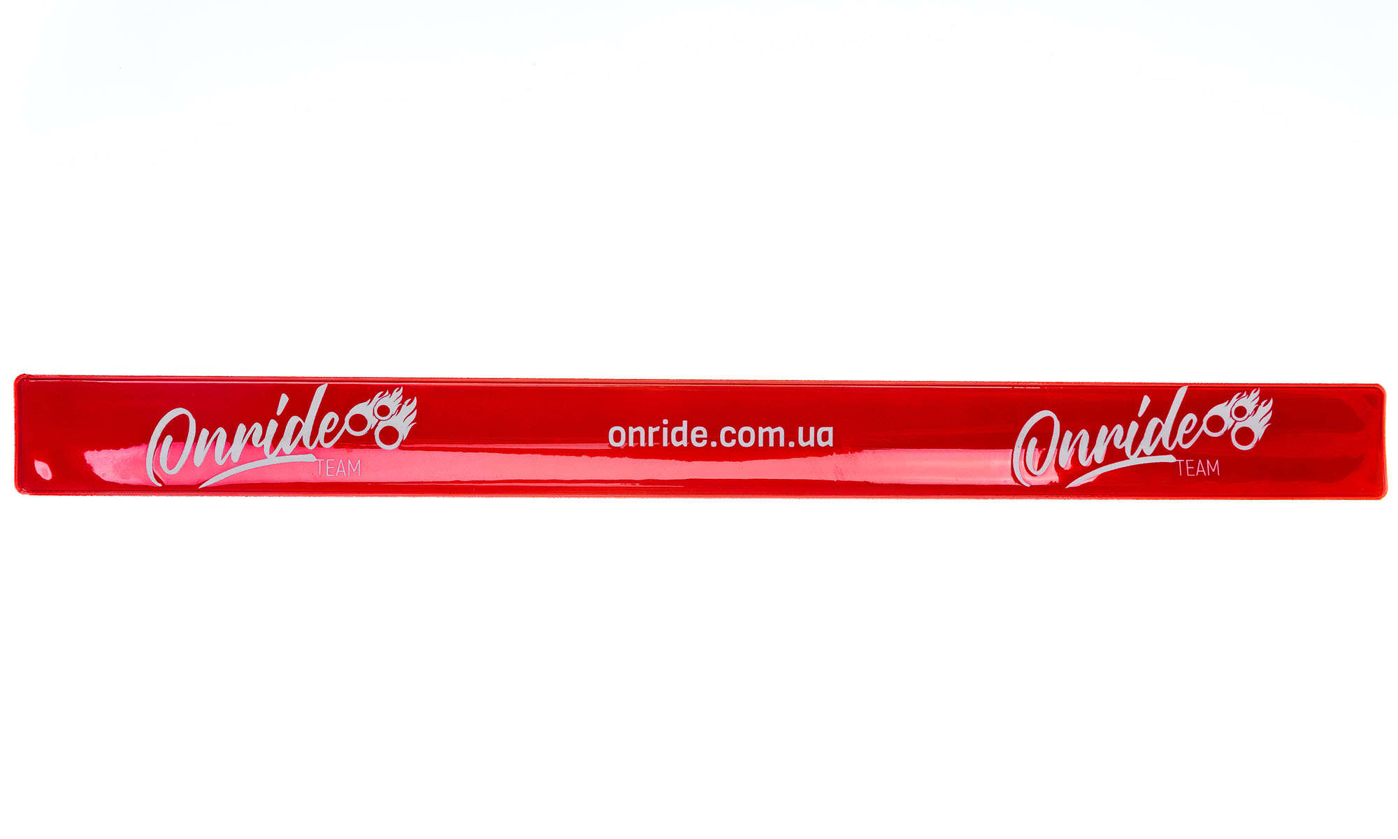 Світловідбиваюча смужка ONRIDE Тім 3х34см червона 