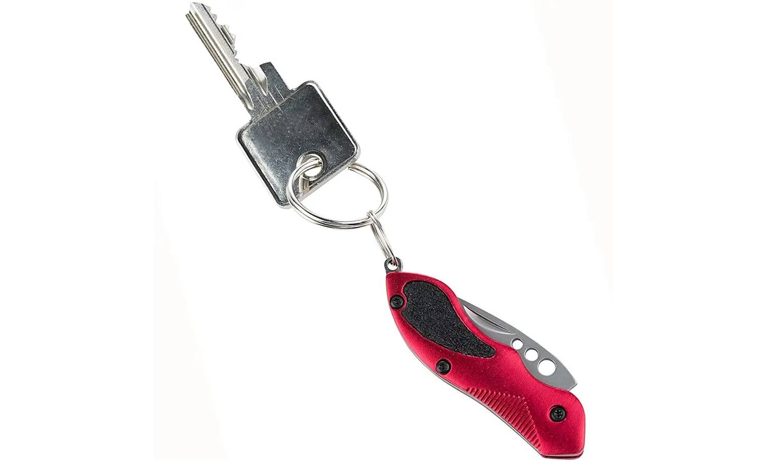 Munkees 2522 Складний ніж II Червоний брелок 2