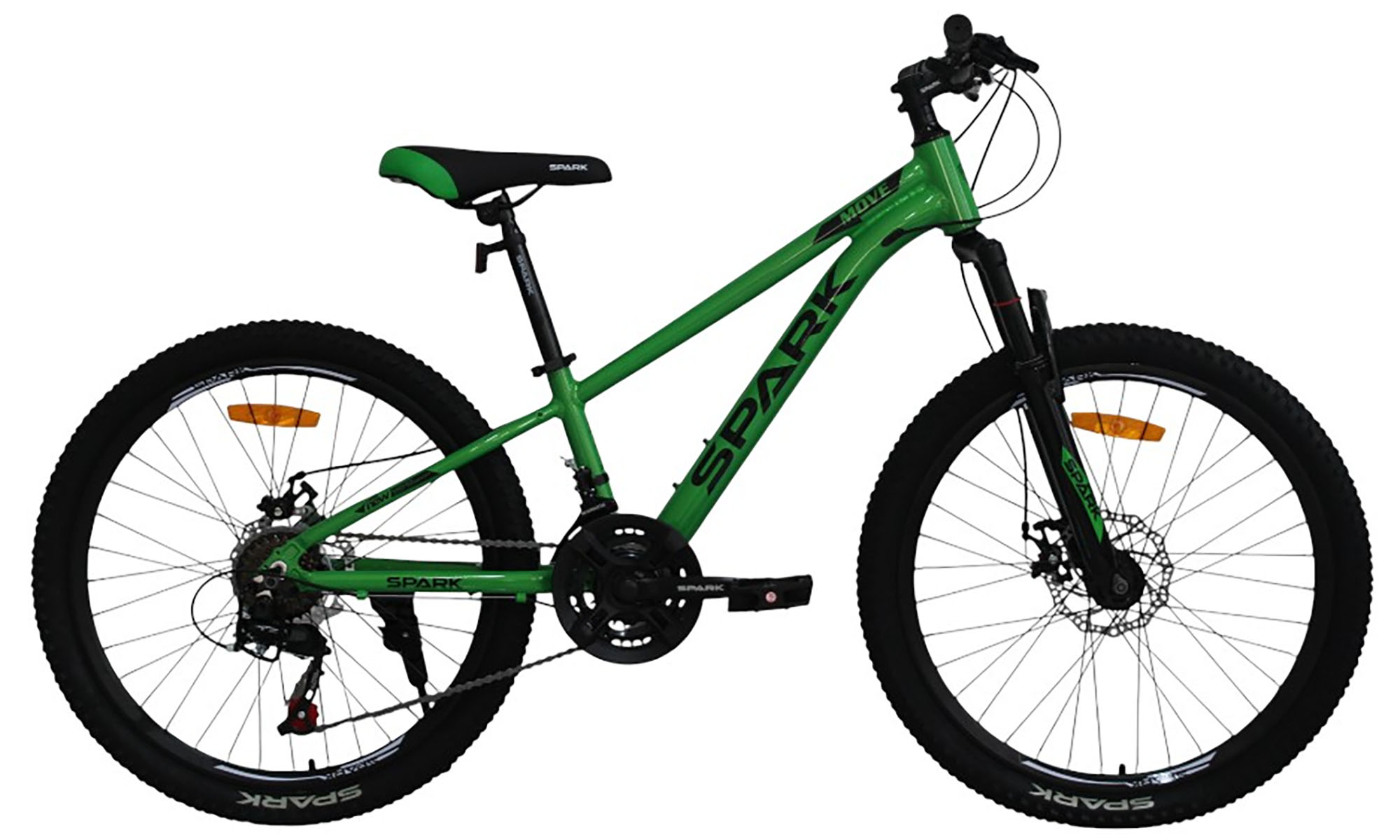 Велосипед SPARK MOVE 24", розмір XXS, рама 11", рік 2026, зелений 