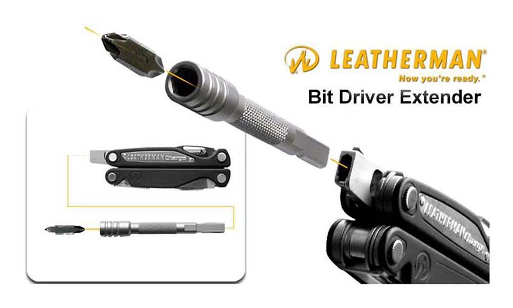 Удлинитель для стандартных бит (1,4") та бит LEATHERMAN Bit Driver Extender (931009) 2
