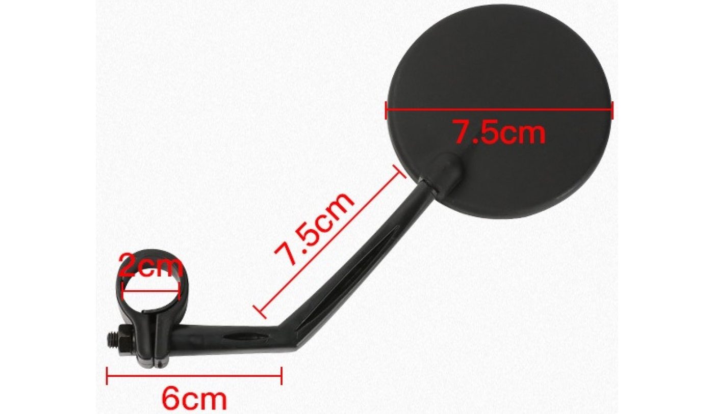 Зеркало Mirror 1шт. на руль велосипеда, черный 3