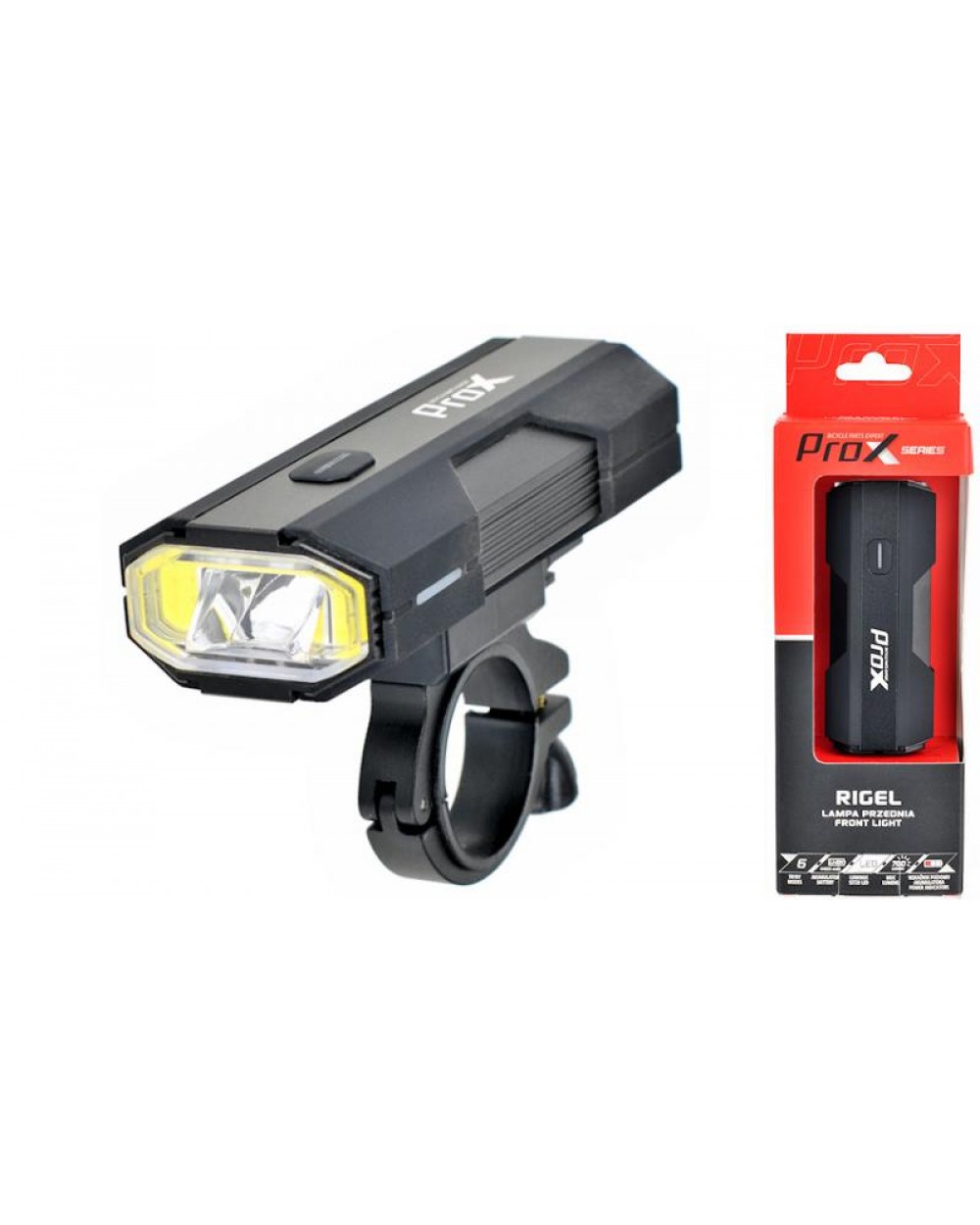 Фара передня ProX Rigel 700Lm, 4400mAh, USB-C 2