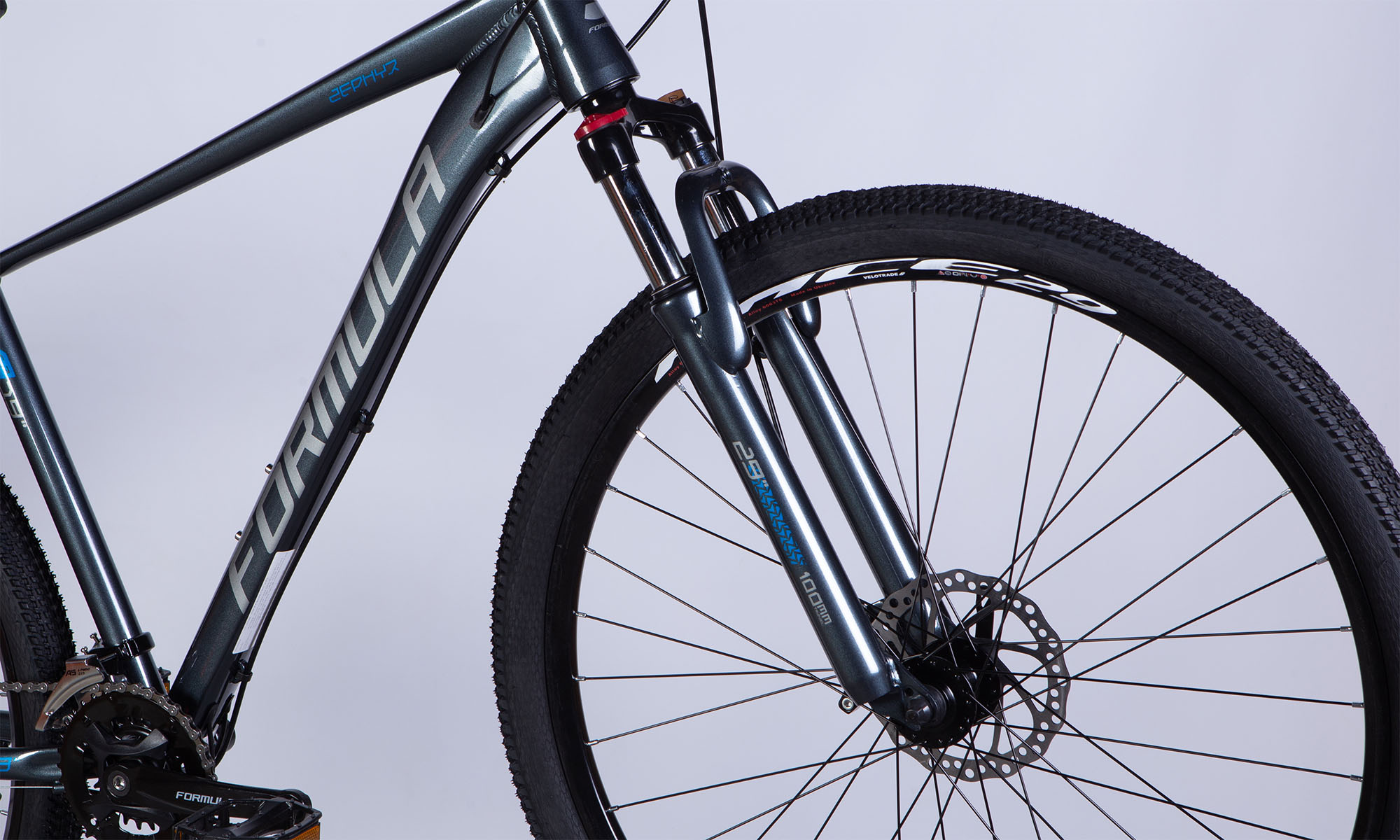 Велосипед Formula ZEPHYR 3.0 DD CS 29", размер L, рама-19", 2025, темно-серый 5