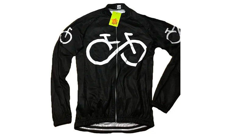 Велоджерси утеплённая Cycling Bike v1, с флисом, размер L   2