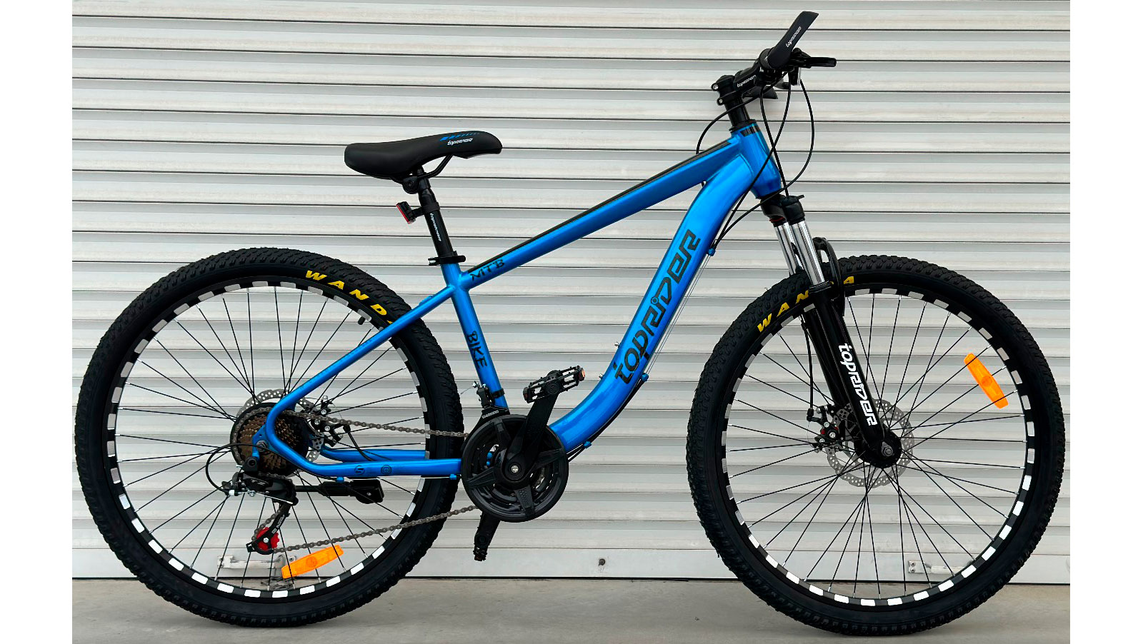 Фотографія Велосипед Toprider Trail 550 26" розмір S рама 15 2023 Синій