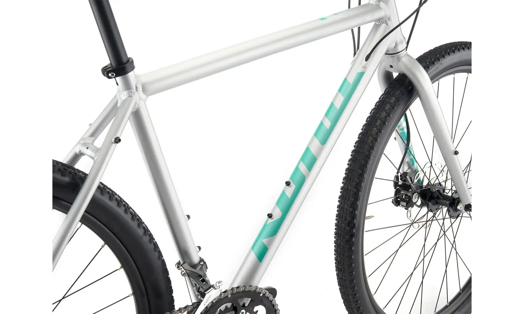 Фотография Велосипед гравийный Kona Rove AL 650 27.5" размер рамы L (54 cm), 2024,  Silver 11