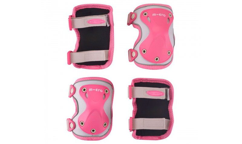Фотография Защитный комплект наколенники и налокотники Micro Flash размер S Розовый