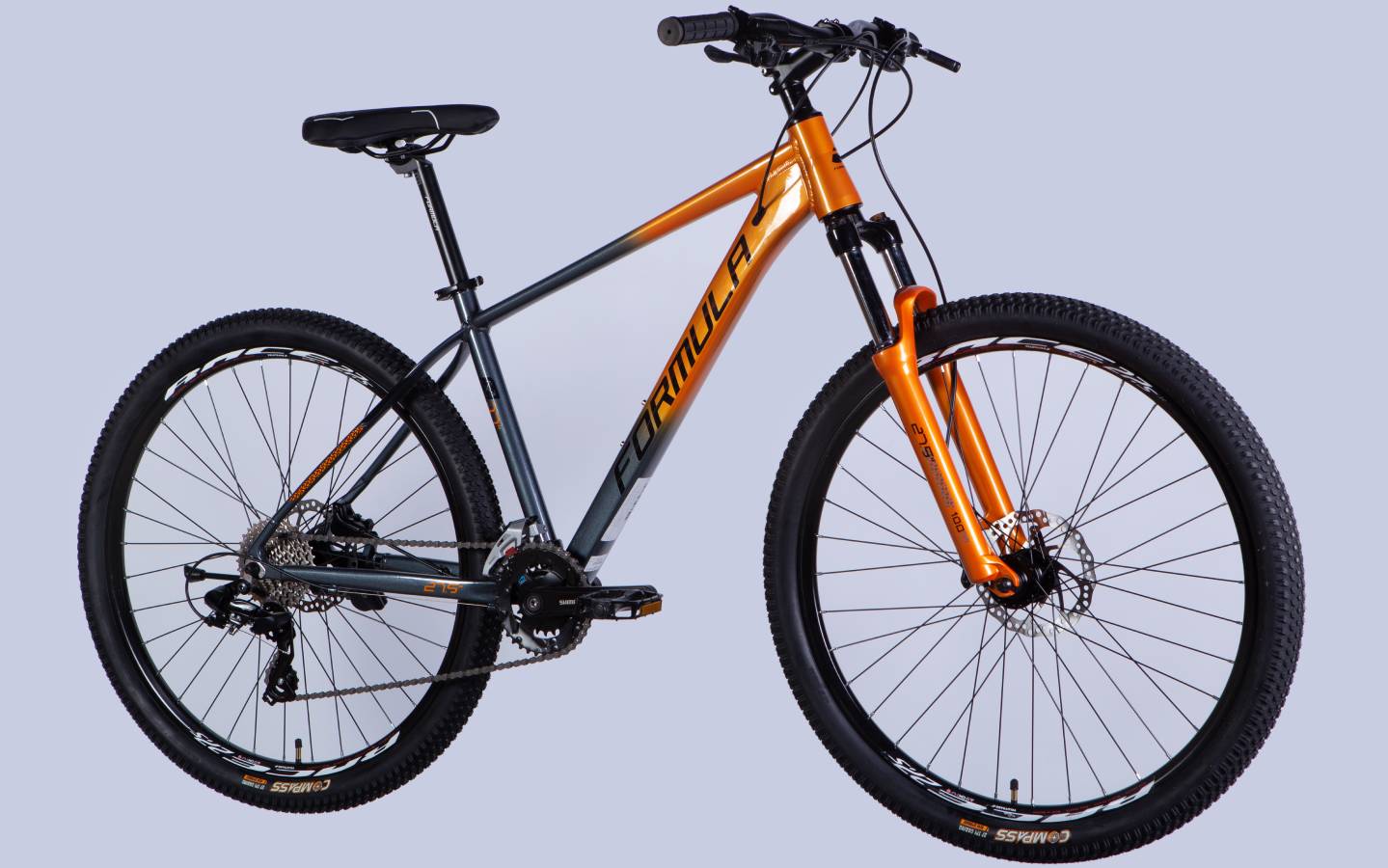 Велосипед Formula DRIVE HDD 27,5" размер L рама 19" 2025 серо-оранжевий 3