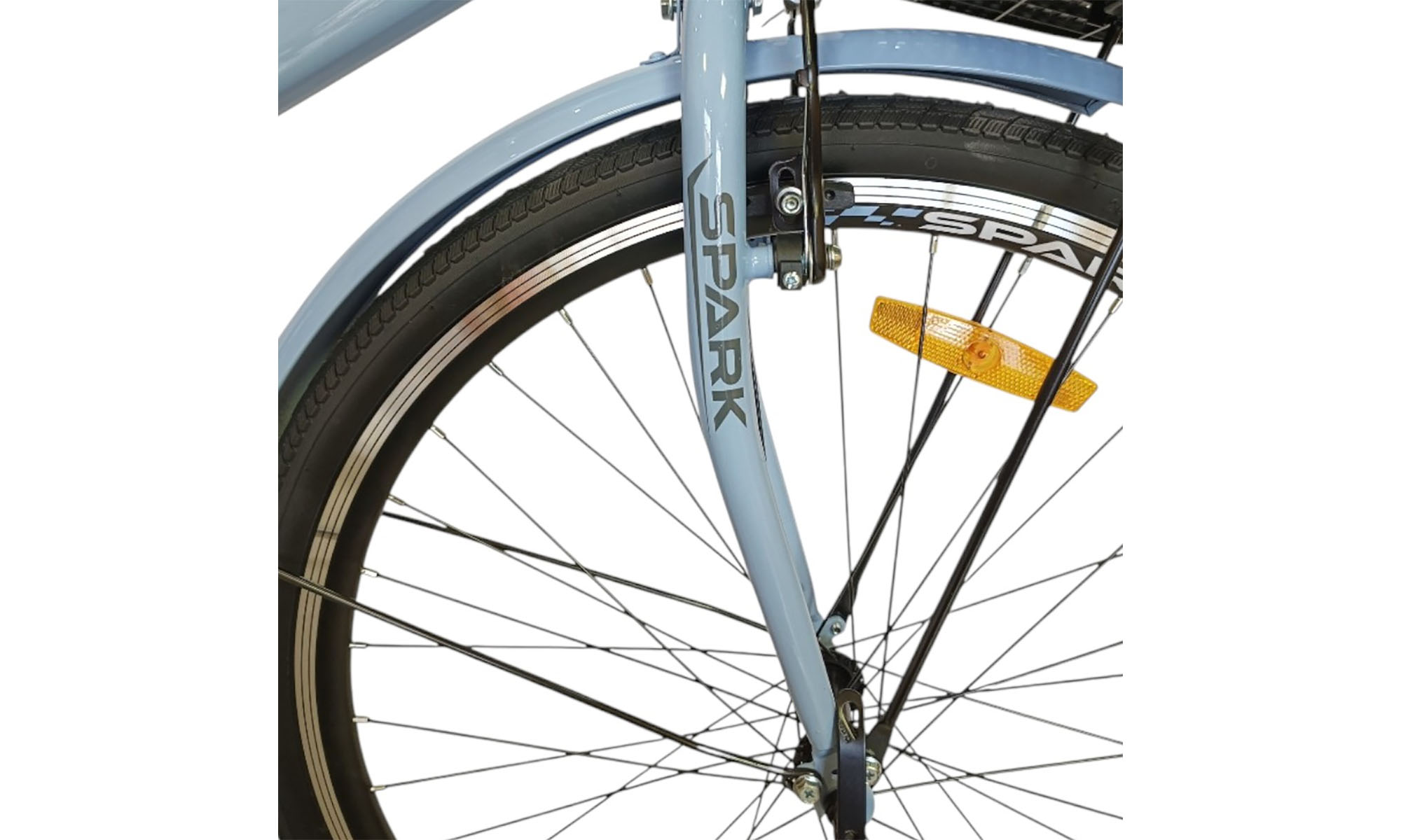 Велосипед SPARK CITY MIRA 26", размер M, рама - 17", год 2026, голубой 3