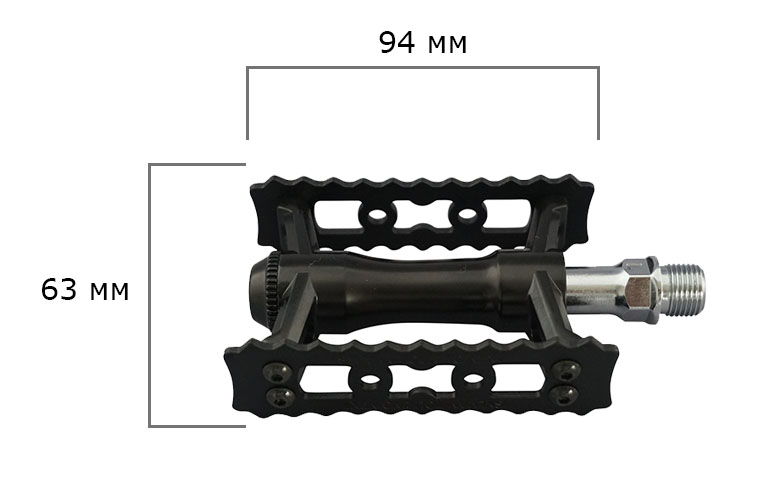 Фотографія Педалі MKS Sylvan Touring Next, Чорний 4