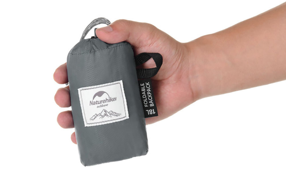 Рюкзак компактний Naturehike Ultralight NH17A017-B 22 л, сірий 2