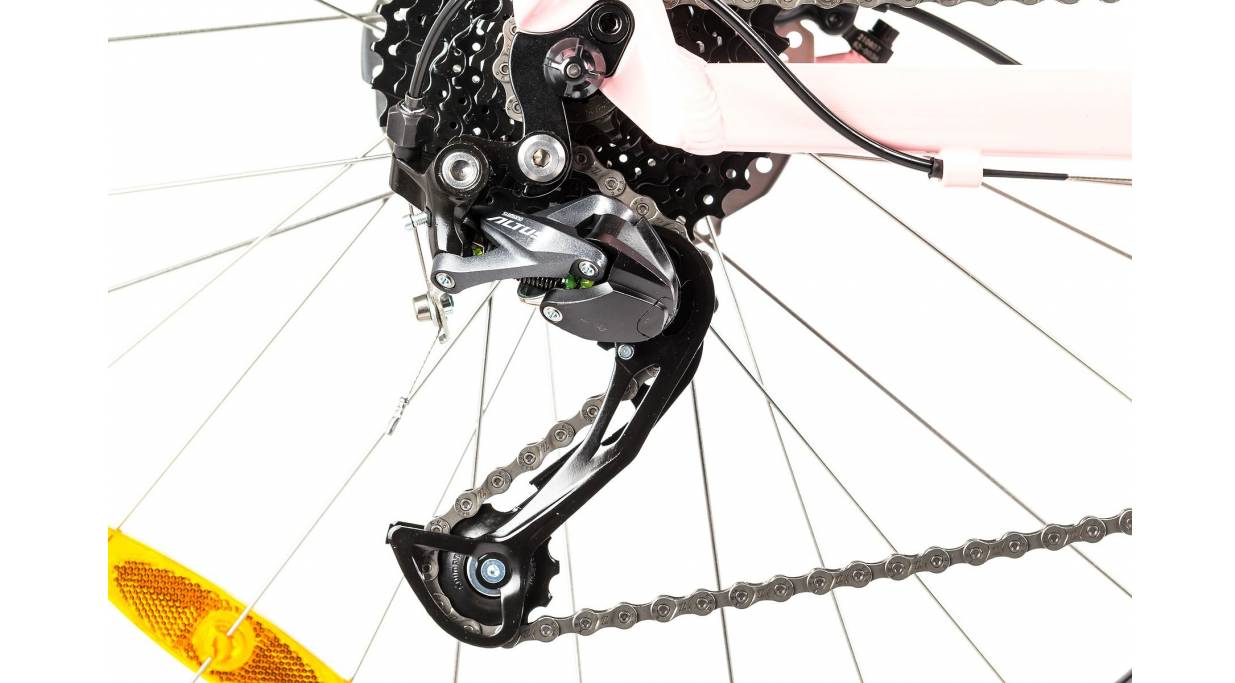 Фотографія Велосипед KTM PENNY LANE 271 27.5", розмір M рама 42 (2022) Рожевий 2