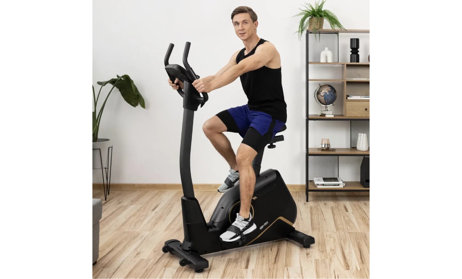 Велотренажер Gymtek XB4500 електромагнітний золотий 8
