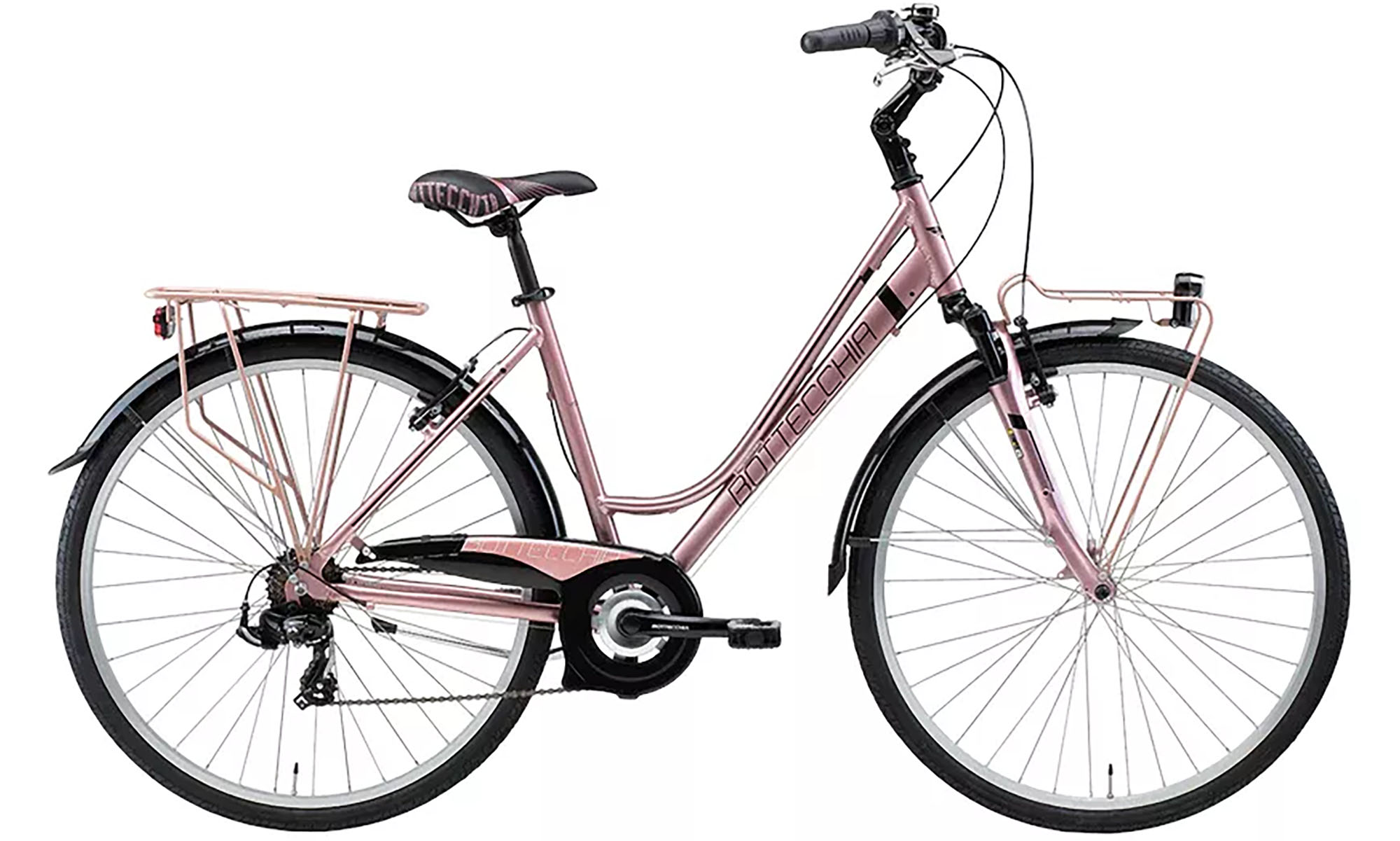 Велосипед Bottecchia TRK RONDINE 213 28", размер M, рама 44, год 2026, розово-черный 