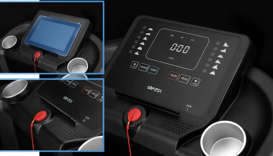 Фотография Беговая дорожка Gymtek XT550 синий 16