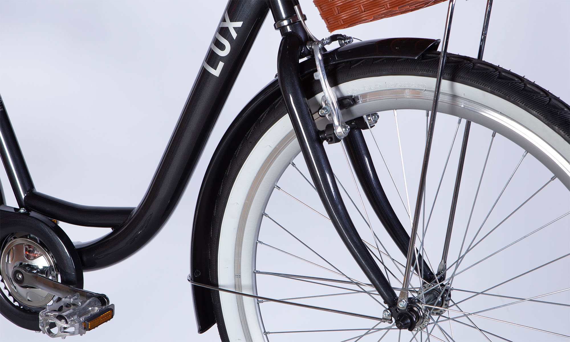 Велосипед Dorozhnik LUX Velosteel 26", розмір M, рама-17" 2025, темно-сірий 4