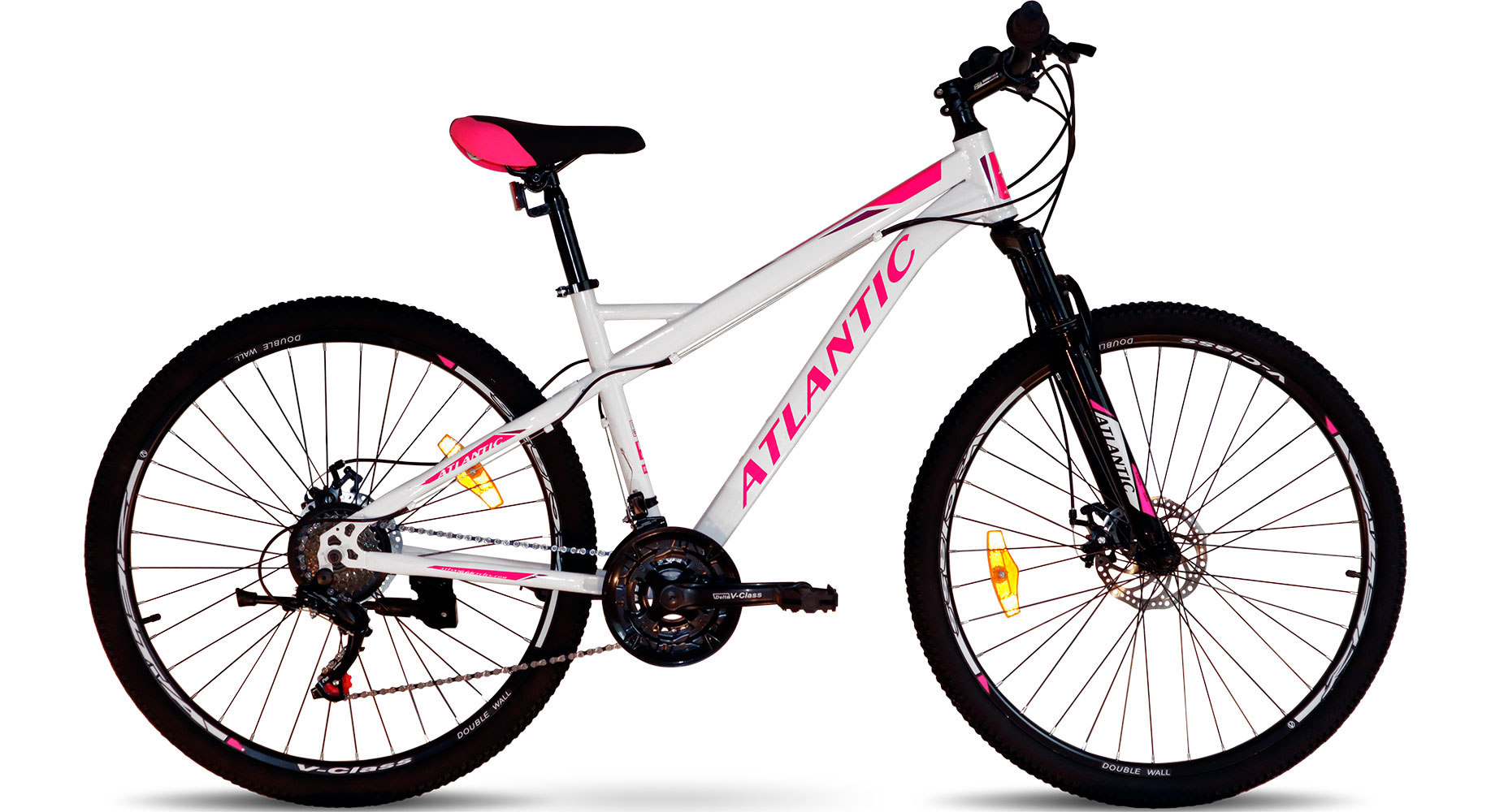 Велосипед Atlantic Rekon NS FMN 27,5" размер M рама 17" 2022 Бело-розовый