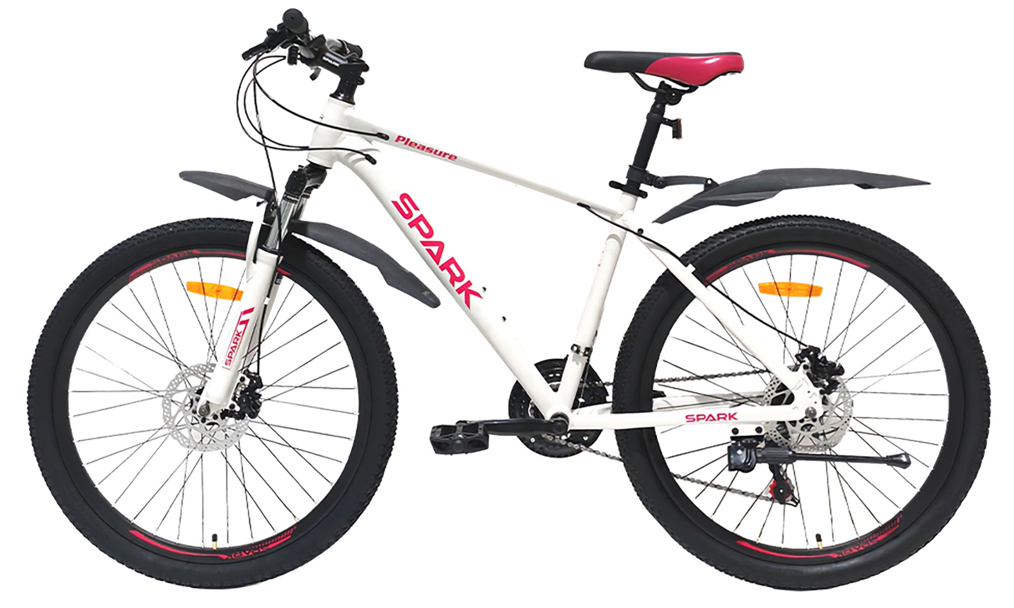 Велосипед SPARK PLEASURE 26", размер M, рама 17", 2025, белый 3