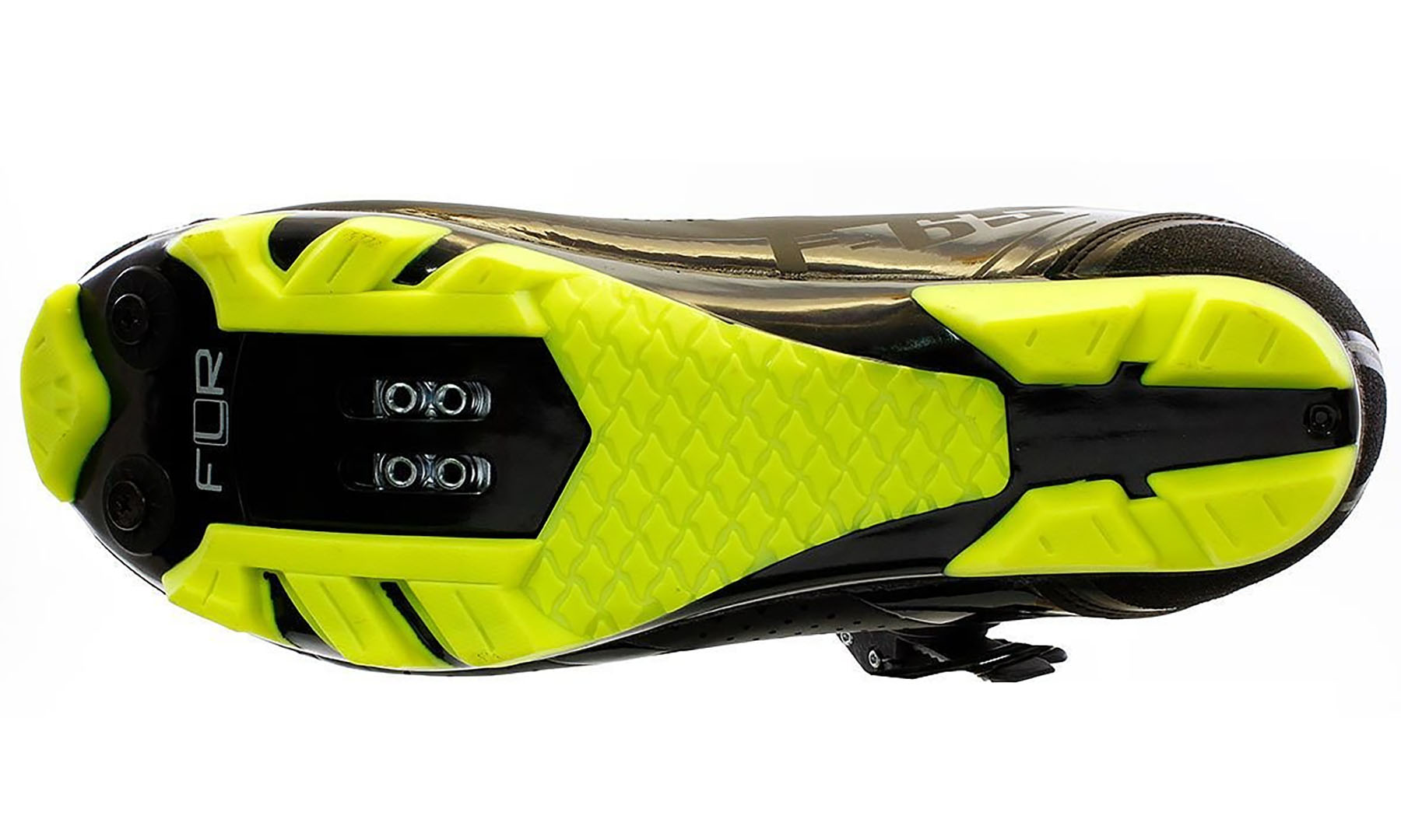 Велосипедные туфли МТБ FLR F-65 черный/неон желтый, размер 41 2 Велосипедные туфли МТБ FLR F-65 черный/неон желтый, размер 41 2
