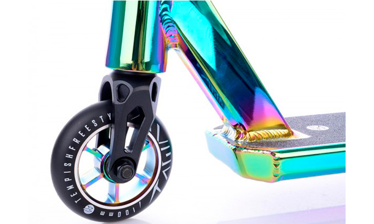 Самокат трюковой Tempish GANG ERAX RAINBOW Бирюзовый 2