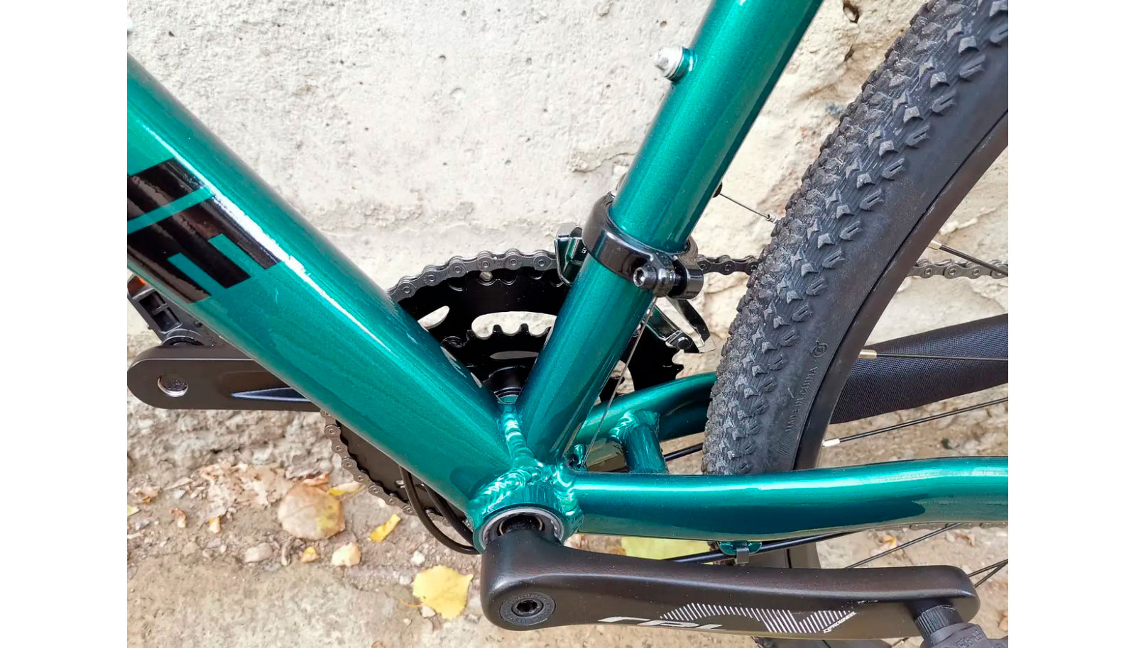 Фотография Велосипед DeMARCHE Gravel Point 2x9 28" размер М 2022 Зеленый 6