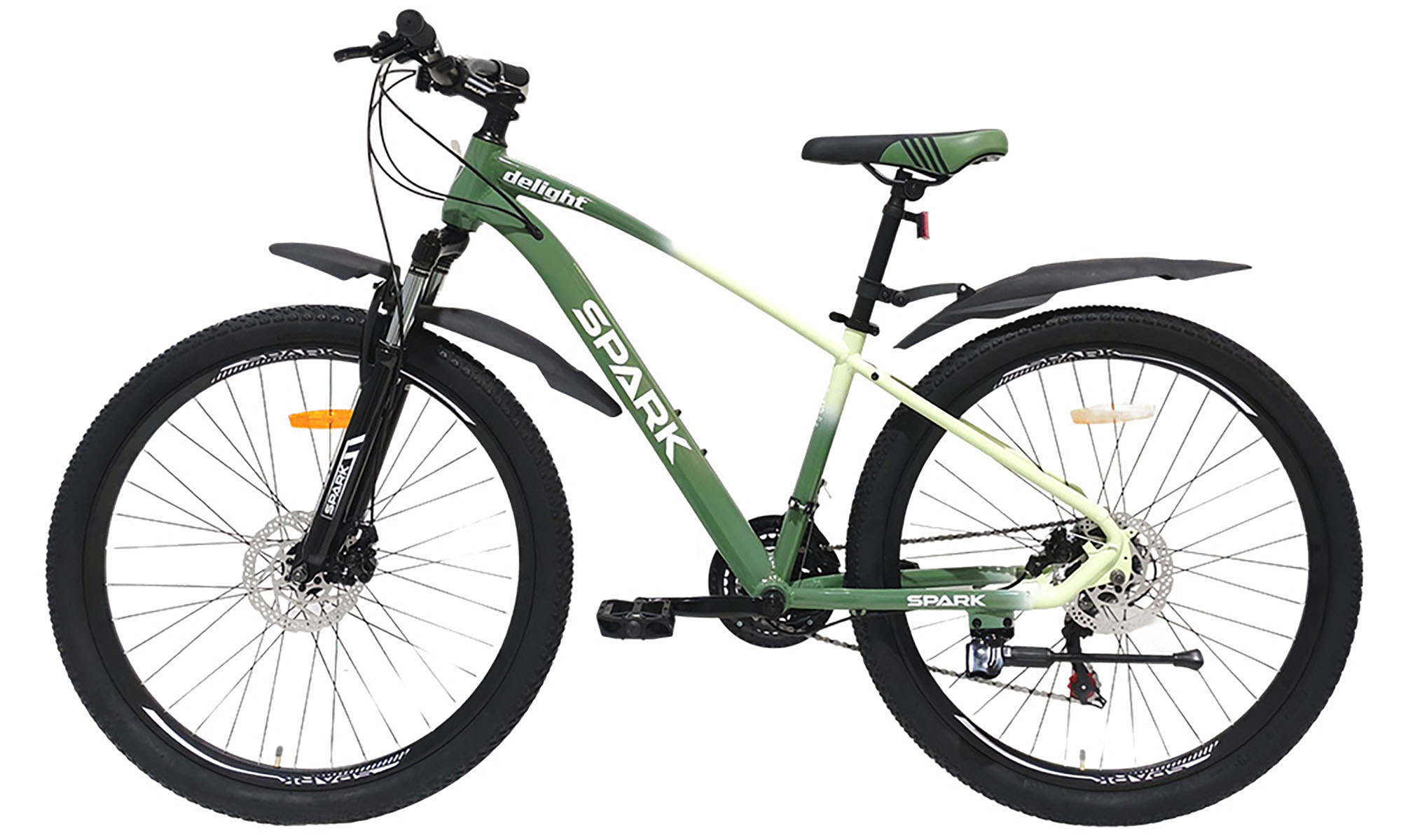Велосипед SPARK DELIGHT 27,5", розмір S, рама 15", 2025, зелений 3 Велосипед SPARK DELIGHT 27,5", розмір S, рама 15", 2025, зелений 3