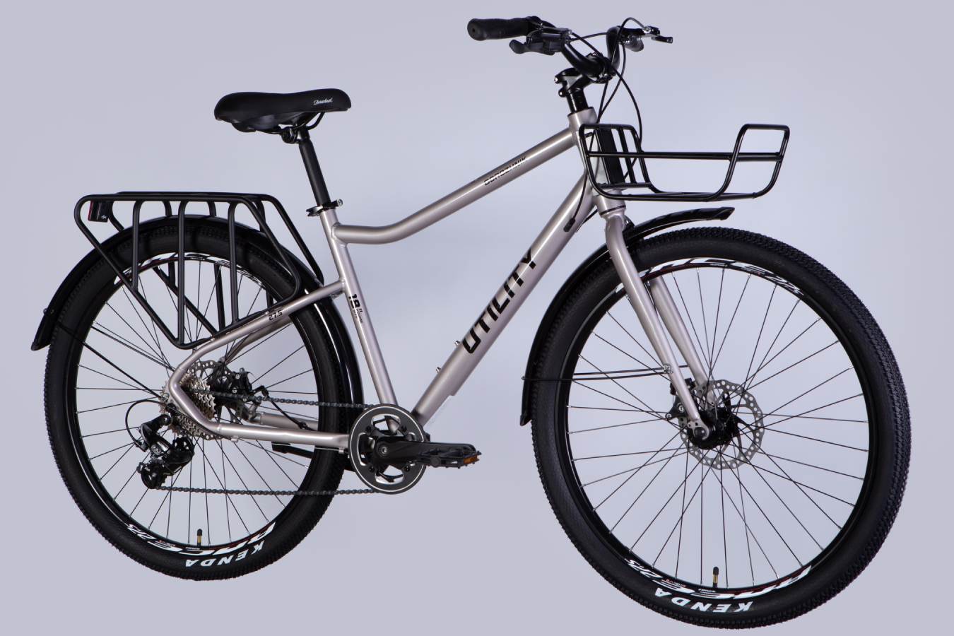Велосипед Dorozhnik UTILITY DD CS 27.5", розмір M, рама 18,5", рік 2025, сірий 5