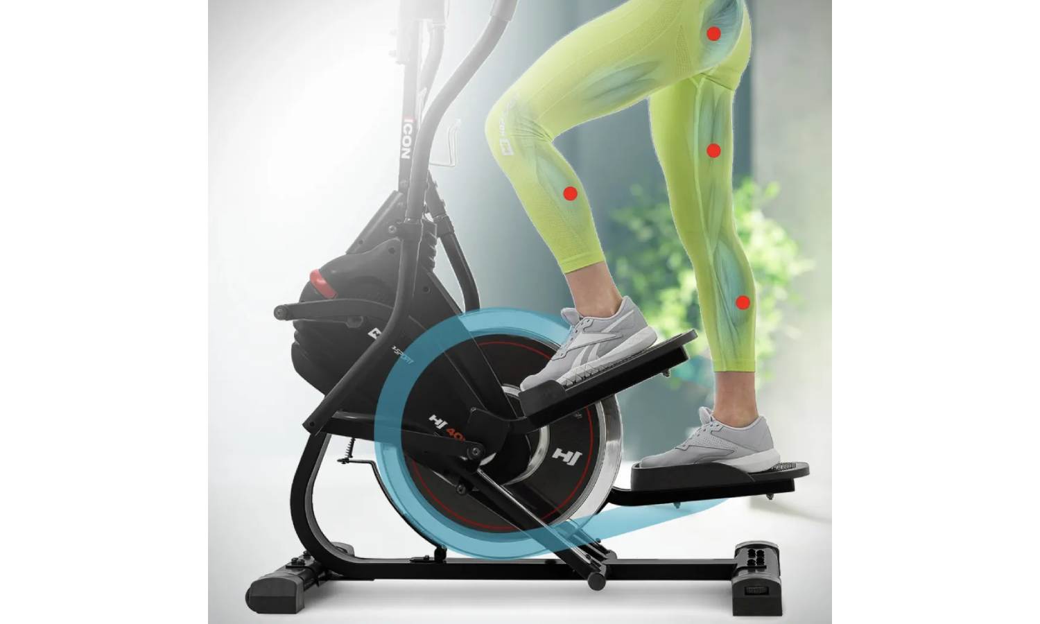 Орбитрек магнитный Hop-Sport HS-400B Icon черный 4