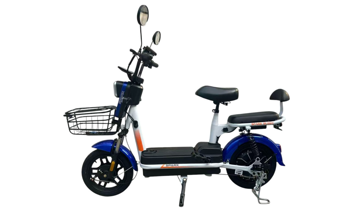 Велосипед с электромотором SPARK BUDDY 14", 48V/500W/12Ah, год 2026, Темно-синий 