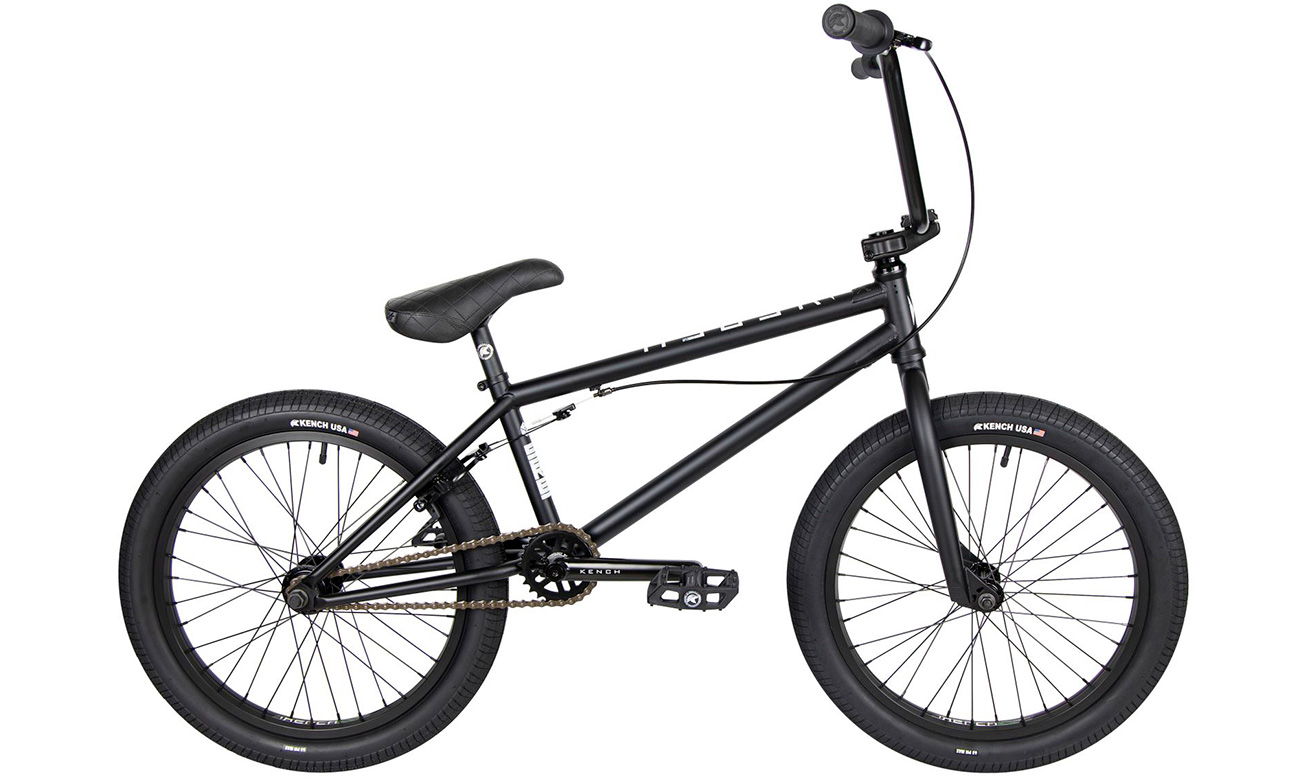 Фотография Велосипед BMX Kench Chr-Mo (21" ТТ) 20" 2021 Черный (матовый)