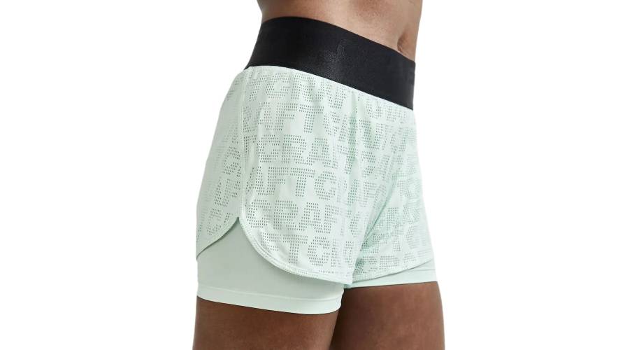 Шорти Craft CORE Charge Logo Shorts жіночі, розмір L, сезон SS 21, бірюзовий 5