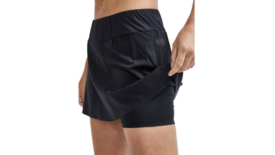 Спідниця Craft Pro Hypervent 2in1 Skirt жіноча, розмір XS, сезон SS 21, чорний 2