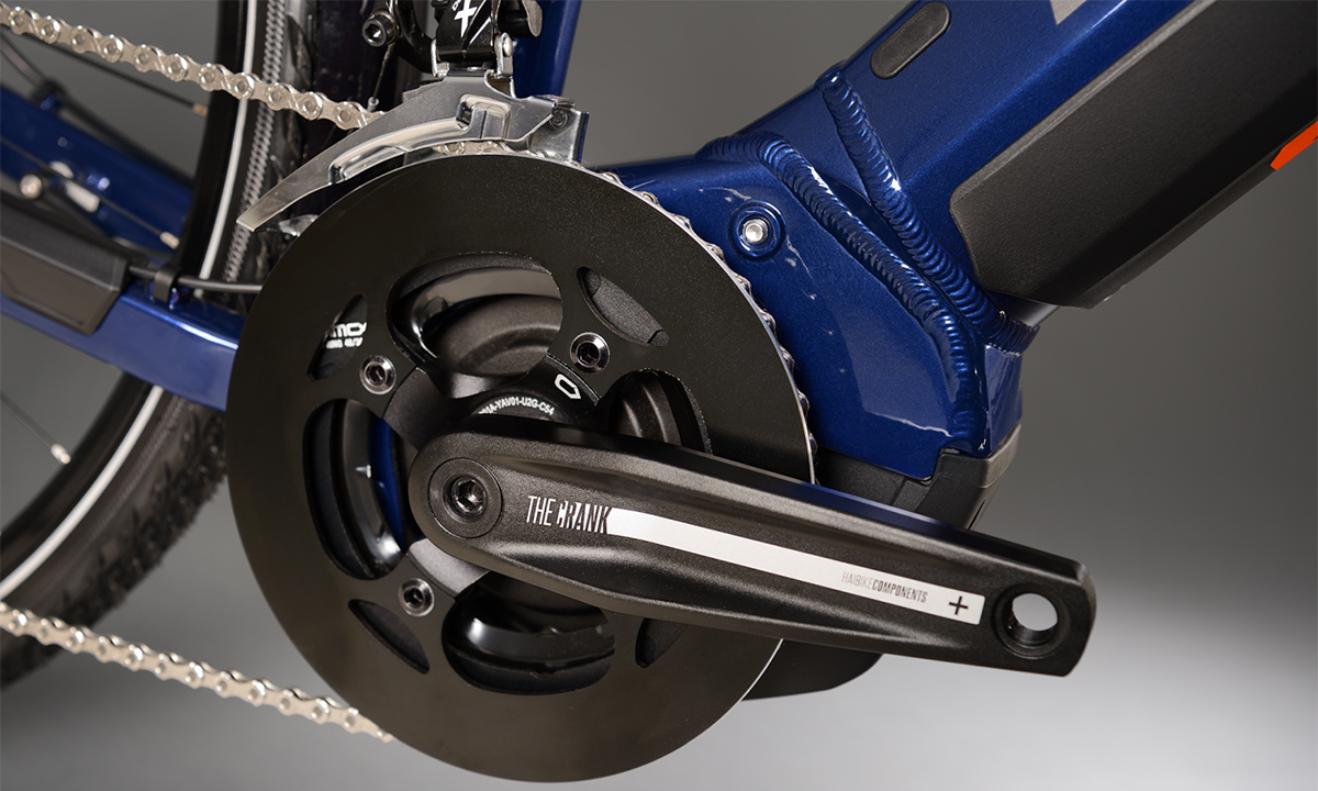 Електровелосипед Haibike SDURO Trekking 5.0 28" (2020) 2020 Синьо-жовтогарячий 4
