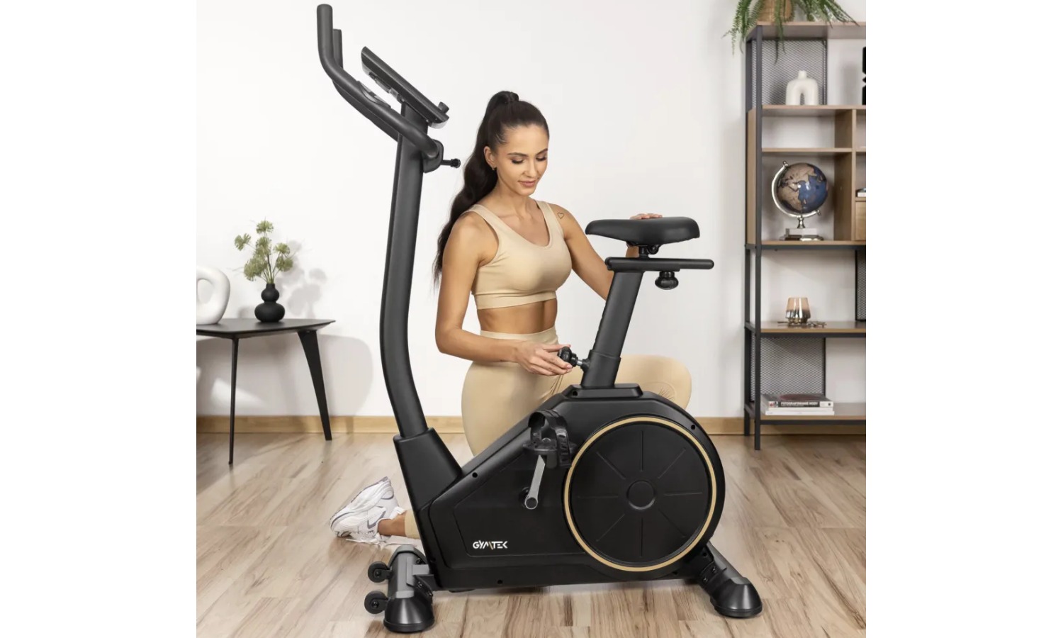 Велотренажер Gymtek XB2500 электромагнитный золотистый 16