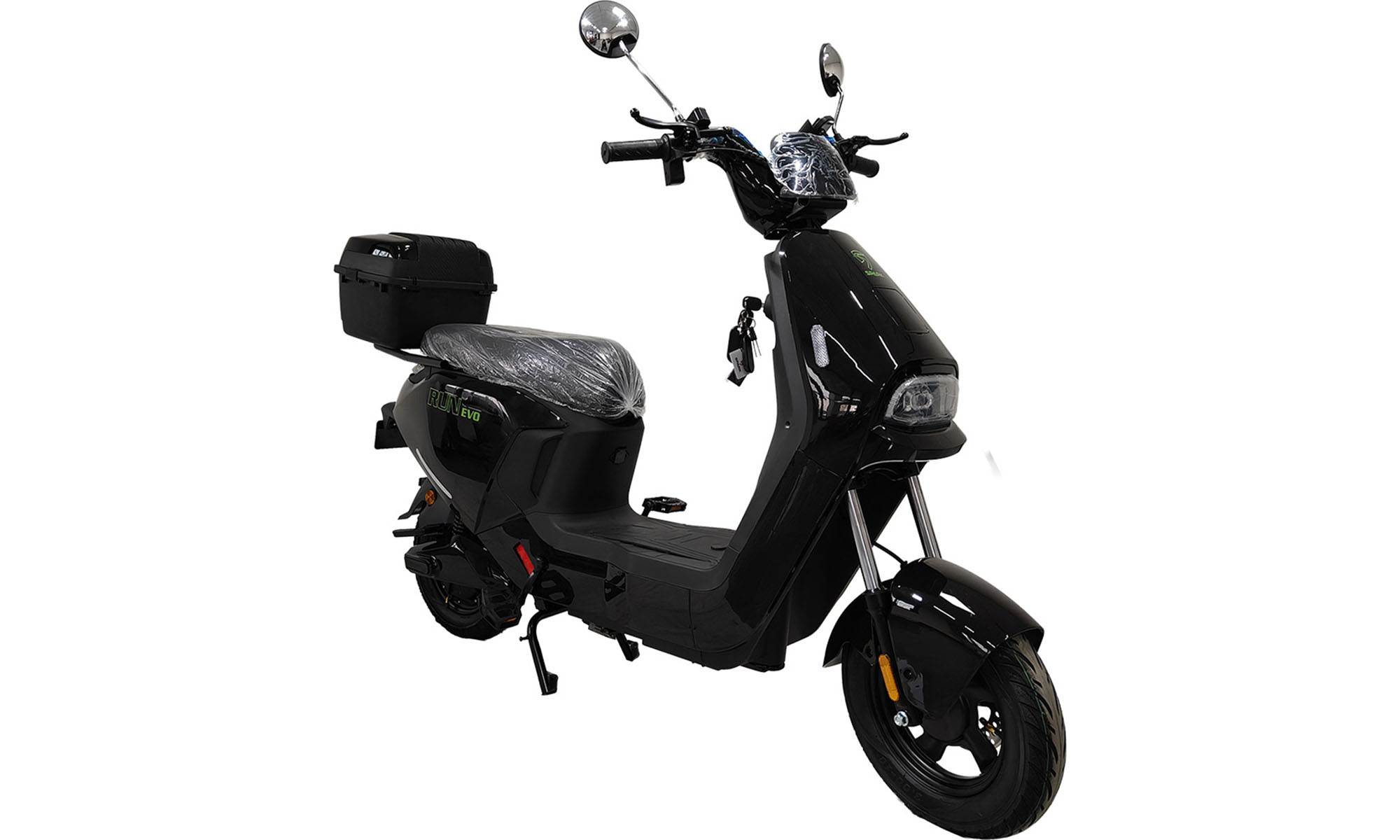 Велосипед с электромотором SPARK RUN EVO 10", размер One Size, рама 14", 72V/1200W/20Ah, год 2026, черный 3 Велосипед с электромотором SPARK RUN EVO 10", размер One Size, рама 14", 72V/1200W/20Ah, год 2026, черный 3