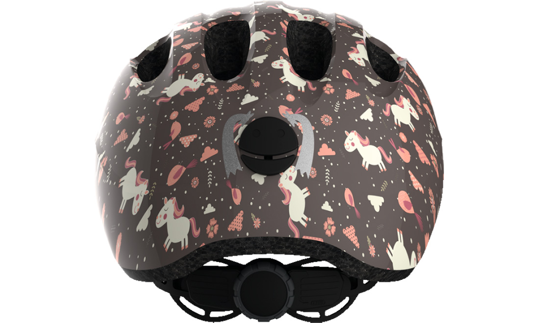 Велошлем дитячий ABUS SMILEY 2.0 Rose Horse розмір М (50-55 см), Сірий з кіньми 2