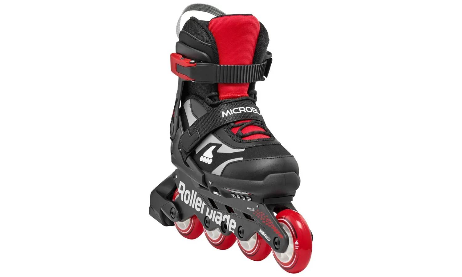 Ролики Rollerblade Microblade black-red 36.5-40 6 Ролики Rollerblade Microblade black-red 36.5-40 6