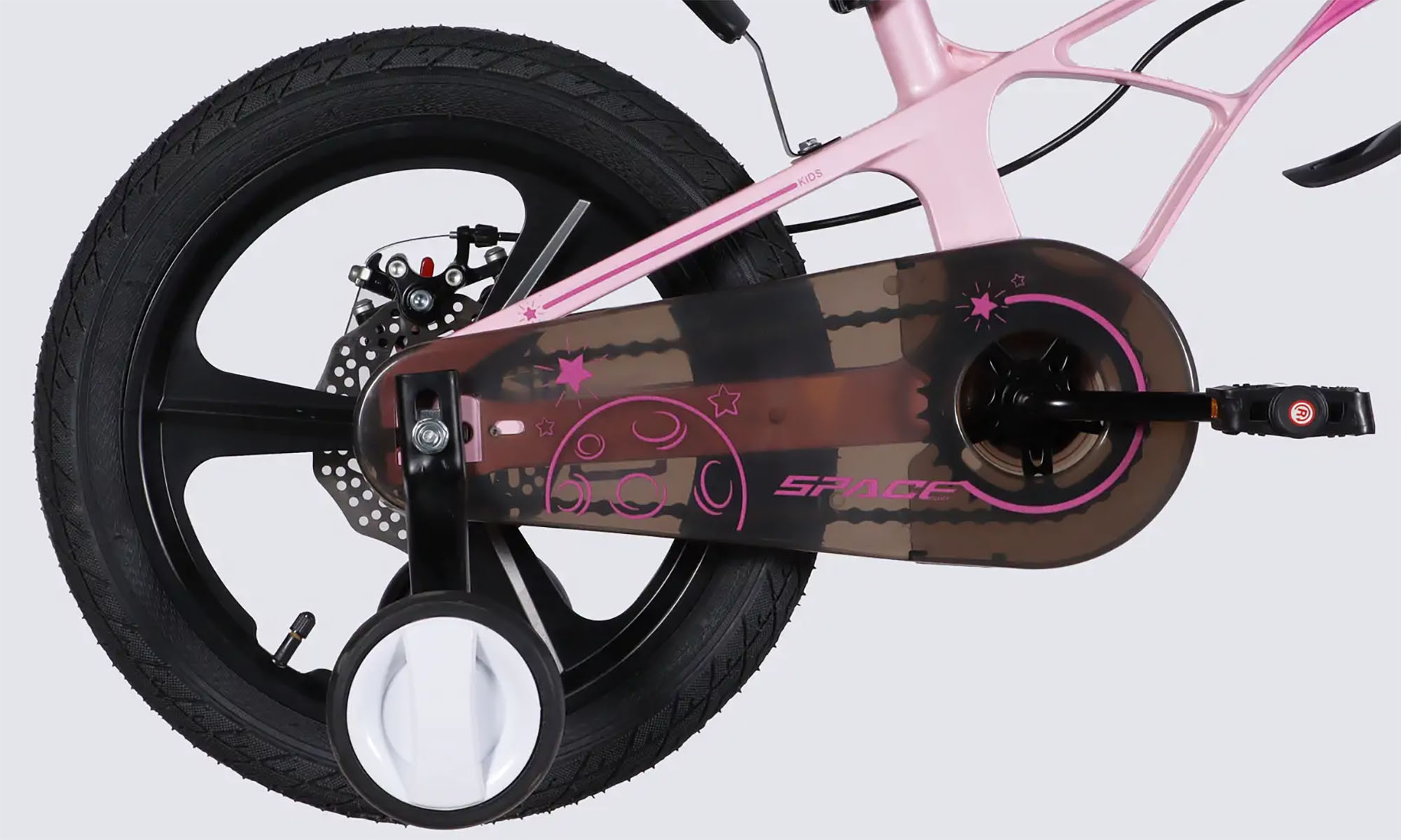 Велосипед SPACE KID ANDROMEDA DD 16", размер XXS, рама-9", год 2026, розово-малиновый 2 Велосипед SPACE KID ANDROMEDA DD 16", размер XXS, рама-9", год 2026, розово-малиновый 2