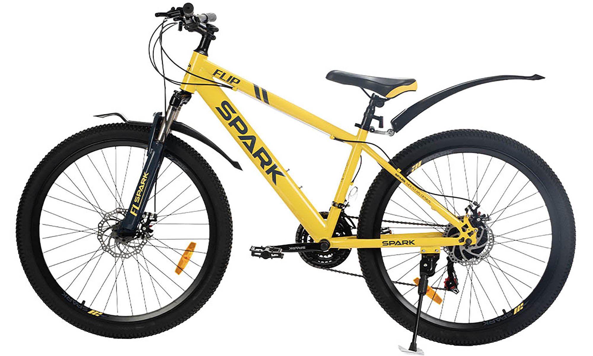 Велосипед SPARK FLIP 26", размер S, рама 15", год 2026, желтый 4 Велосипед SPARK FLIP 26", размер S, рама 15", год 2026, желтый 4