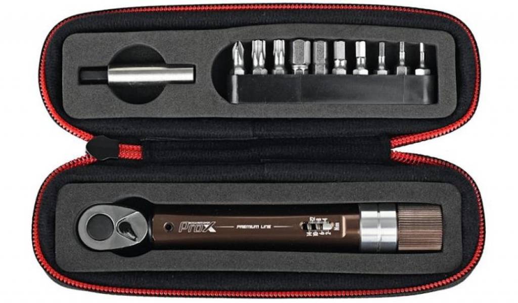 Ключ тріскачка ProX Premium динамометричний 2-14NM з бітами (A-N-0271) 5